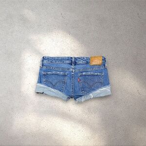 Levi’s Low Rise Micro Denim Shorts